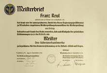 Meisterbrief Markus Reul